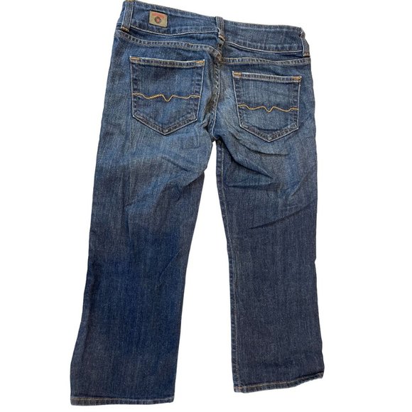 Red Engine Womens Jeans Straight Leg Original Vintage 1980s Denim Blue Size 29 - Picture 2 of 11